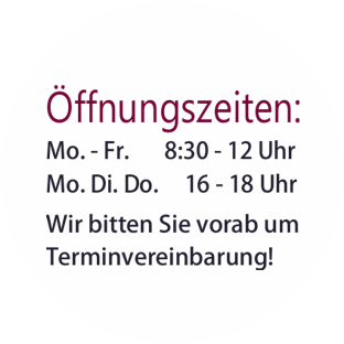 Öfnungszeiten